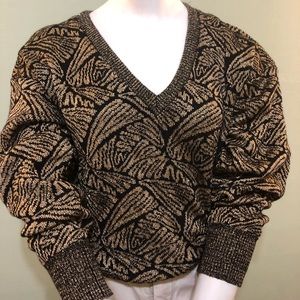 Vintage Gold and black sweater